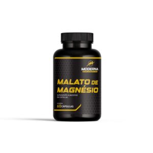 Malato de Magnésio Moderna Suplementos 60 Cápsulas